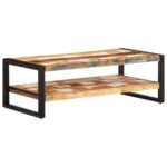 Table basse 120x60x40 cm Bois de récupération solide – Image 6
