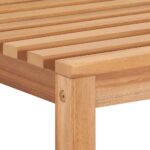 Chaises de jardin lot de 6 avec coussins Bois de teck massif – Image 6