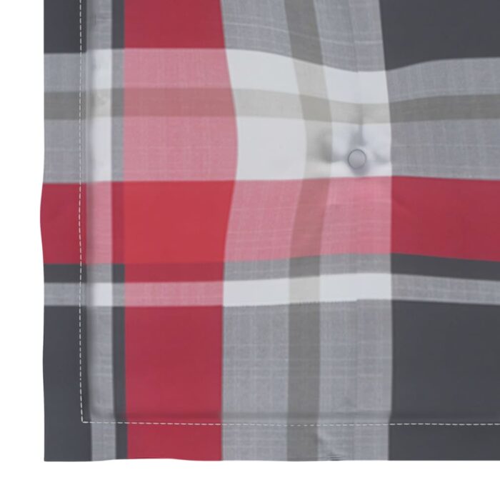 Chaises de jardin empilables avec coussins lot de 6 Teck solide – Image 10