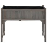 Lit surélevé avec serre 110x54x120 cm Bois de sapin massif – Image 7