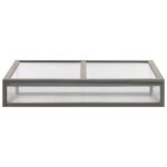 Lit surélevé avec serre 110x54x120 cm Bois de sapin massif – Image 9