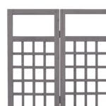 Cloison de séparation à 3 panneaux/treillis bois sapin massif – Image 4