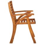 Chaises de jardin lot de 6 Bois d'acacia solide – Image 3