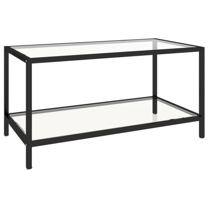 Tables à thé 2 pcs Verre trempé Transparent – Image 4