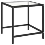 Tables à thé 2 pcs Verre trempé Transparent – Image 5