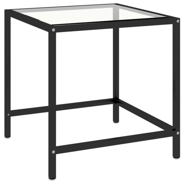 Tables à thé 2 pcs Verre trempé Noir – Image 4