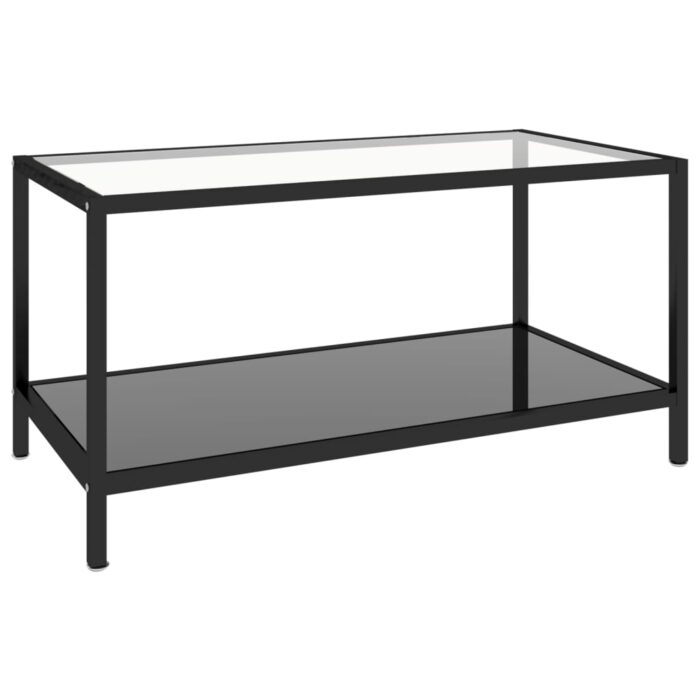 Tables à thé 2 pcs Verre trempé Noir – Image 5