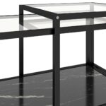 Tables à thé 2 pcs Verre trempé Noir – Image 6