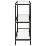 Étagère transparent 100x36x90 cm verre trempé – Image 2