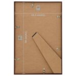 Collage de cadres photo 3 pcs de mur table Bronze 59,4x84cm MDF – Image 6