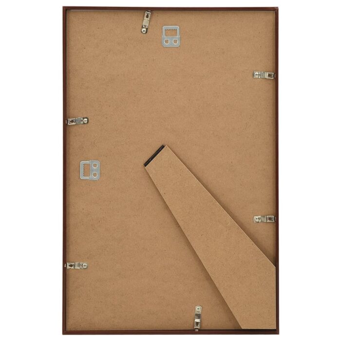 Collage de cadres photo 3 pcs de mur table Bronze 70x90 cm MDF – Image 5