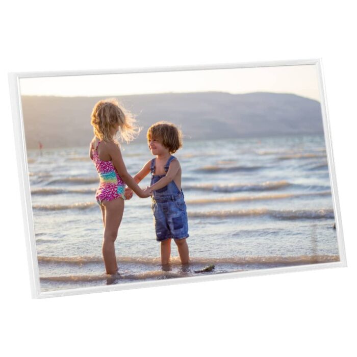 Collage de cadres photo 3 pcs de table Blanc 10x15 cm MDF – Image 3