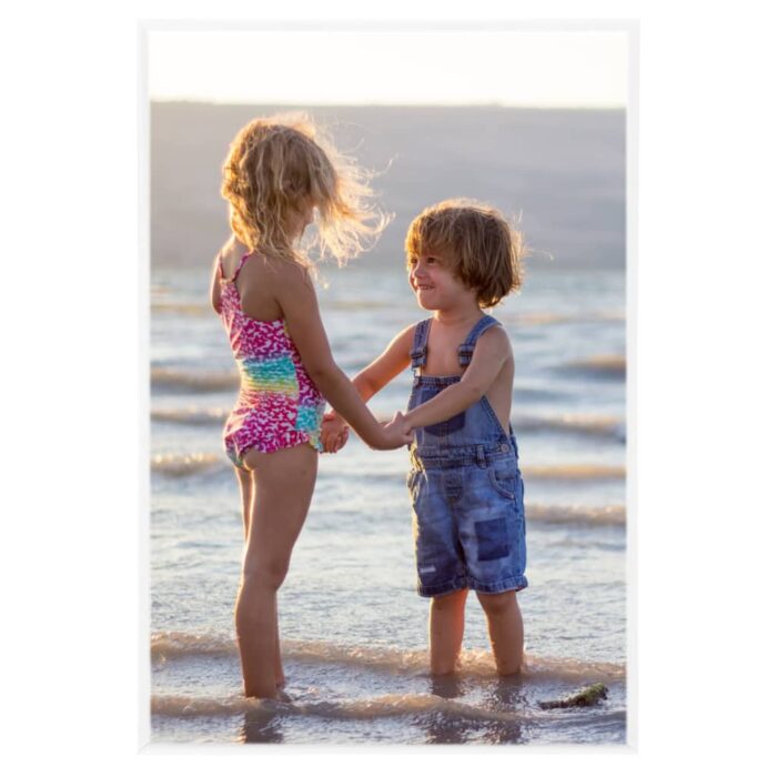 Collage de cadres photo 3 pcs au mur table Blanc 21x29,7 cm MDF – Image 2