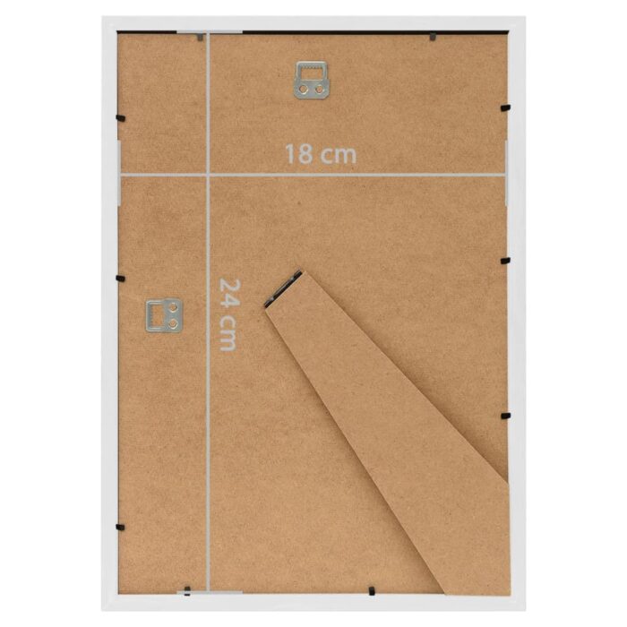 Collage de cadres photo 3 pcs de table Blanc 18x24 cm MDF – Image 7