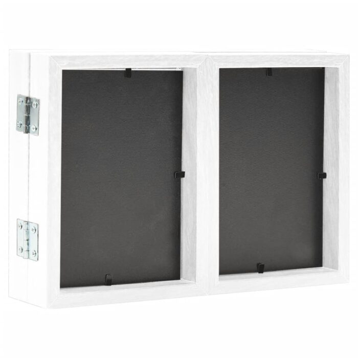 Cadre photo dépliable Blanc 28x18 cm+2x(13x18 cm) – Image 4