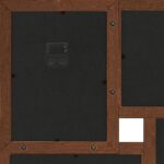 Collage de cadres photo de photo 24x(13x18 cm) Marron foncé MDF – Image 5