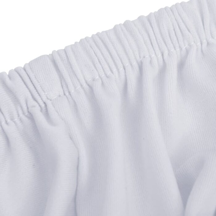 Housse extensible de canapé Blanc Jersey de polyester – Image 3