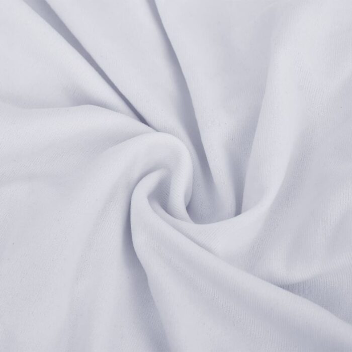 Housse extensible de canapé 4 places Blanc Jersey de polyester – Image 2