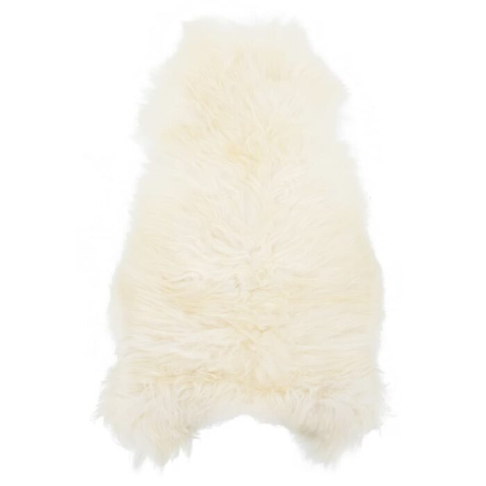 Housse de chaise en peau de mouton islandaise Crème 70x110 cm – Image 5