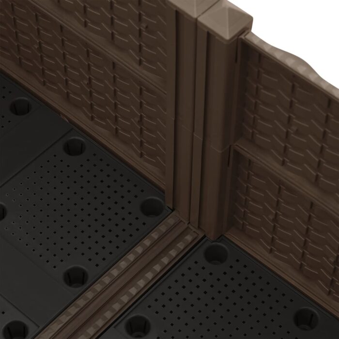 Lit surélevé 80x80x38 cm Polypropylène – Image 2