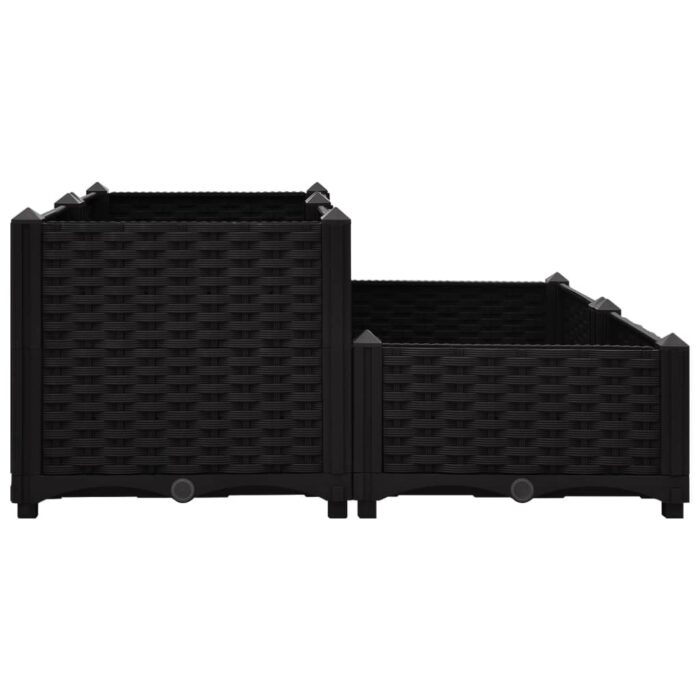 Lit surélevé 80x80x38 cm Polypropylène – Image 2