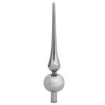 Arbre de Noël artificiel pré-éclairé et boules blanc 180 cm – Image 11