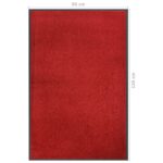 Paillasson Rouge 80x120 cm – Image 5