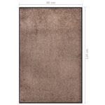 Paillasson Marron 80x120 cm – Image 5