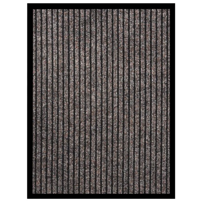 Paillasson rayé Beige 40x60 cm – Image 1