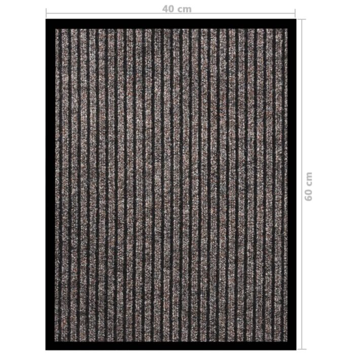 Paillasson rayé Beige 40x60 cm – Image 5