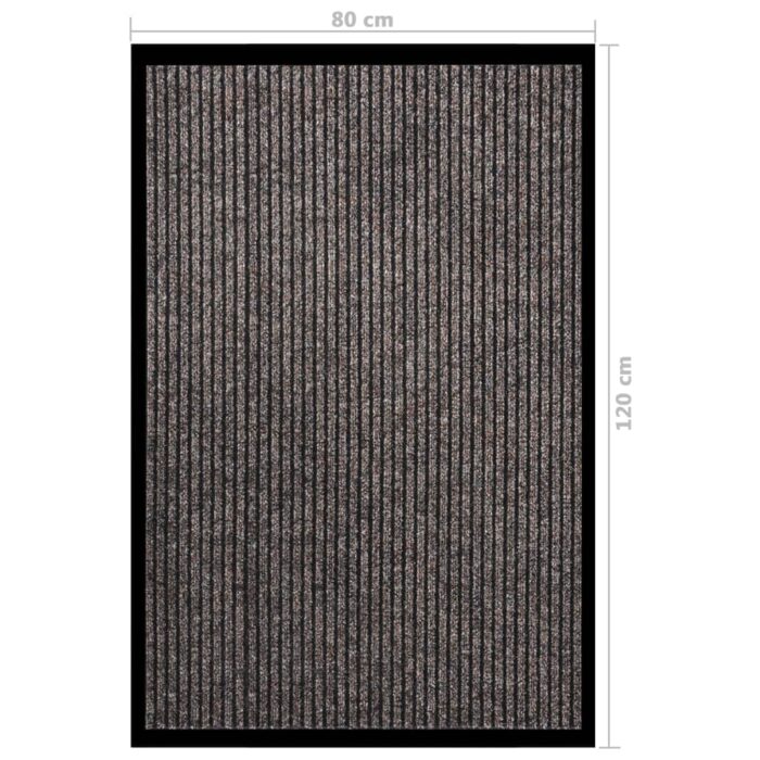 Paillasson rayé Beige 80x120 cm – Image 5