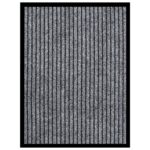 Paillasson rayé Gris 40x60 cm