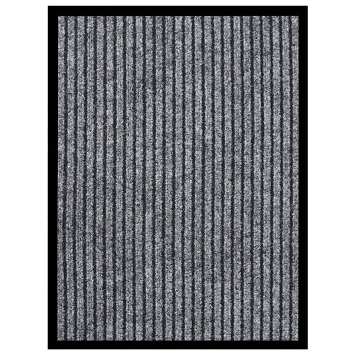 Paillasson rayé Gris 40x60 cm – Image 1