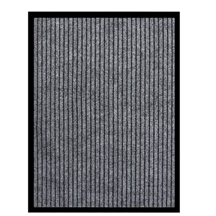 Paillasson rayé Gris 60x80 cm – Image 1