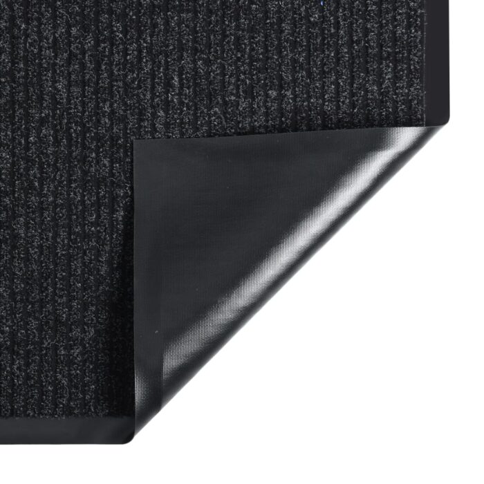 Paillasson rayé Anthracite 60x80 cm – Image 2