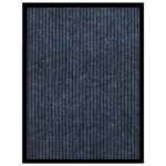 Paillasson rayé Bleu 60x80 cm