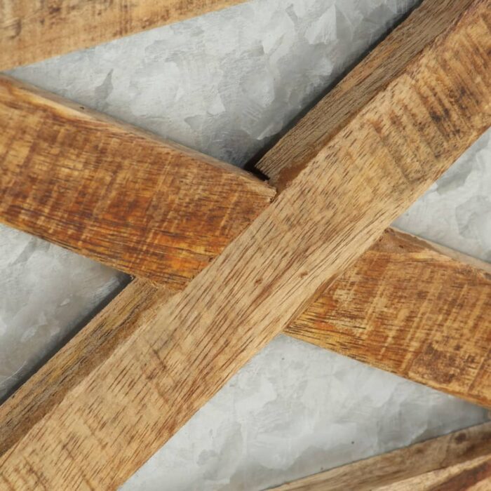 Meuble TV 110x30x45 cm Bois de manguier brut – Image 2