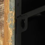 Meuble TV 110x30x45 cm Bois de récupération massif – Image 2