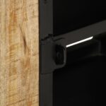 Meuble TV 110x30x45 cm Bois de manguier brut – Image 2