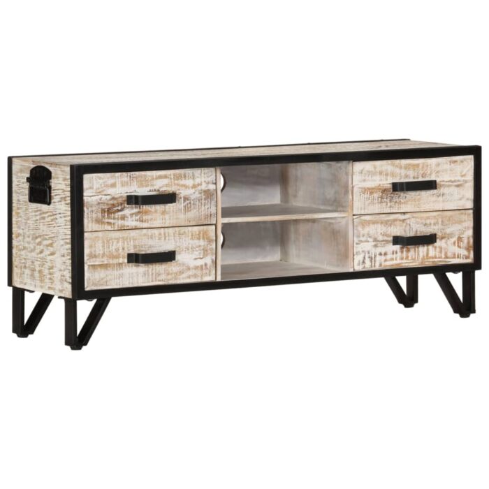 VXL8720286505090_a_en_hd_1.jpg Meuble TV 110x30x41 cm Bois d'acacia massif – Image 1