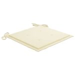 Chaises pliables d'extérieur lot de 8 et coussins Bois d'acacia – Image 5