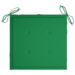 Chaises de jardin lot de 8 avec coussins Bois d'acacia solide – Image 11