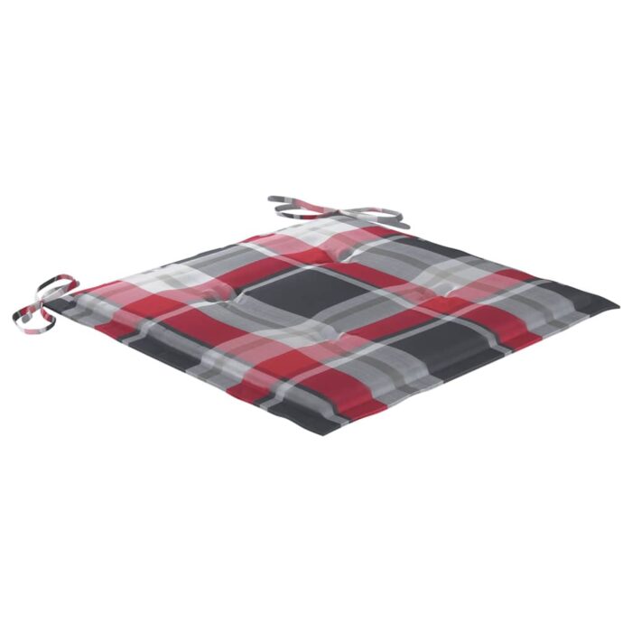 Chaises de jardin lot de 8 avec coussins Bois d'acacia solide – Image 10