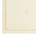 Chaises de jardin lot de 4 avec coussins Bois de teck massif – Image 10