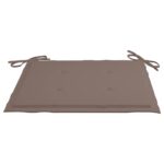 Chaises de jardin lot de 6 avec coussins Bois de teck massif – Image 7
