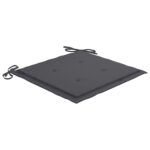 Chaises de jardin lot de 8 avec coussins Bois de teck massif – Image 7
