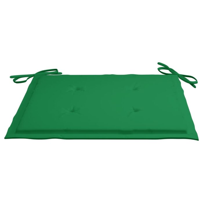 Chaises de jardin lot de 8 avec coussins Bois de teck massif – Image 7
