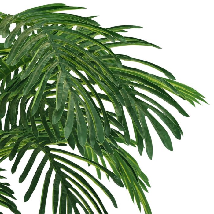 Palmier Cycas artificiel avec pot 140 cm Vert – Image 3