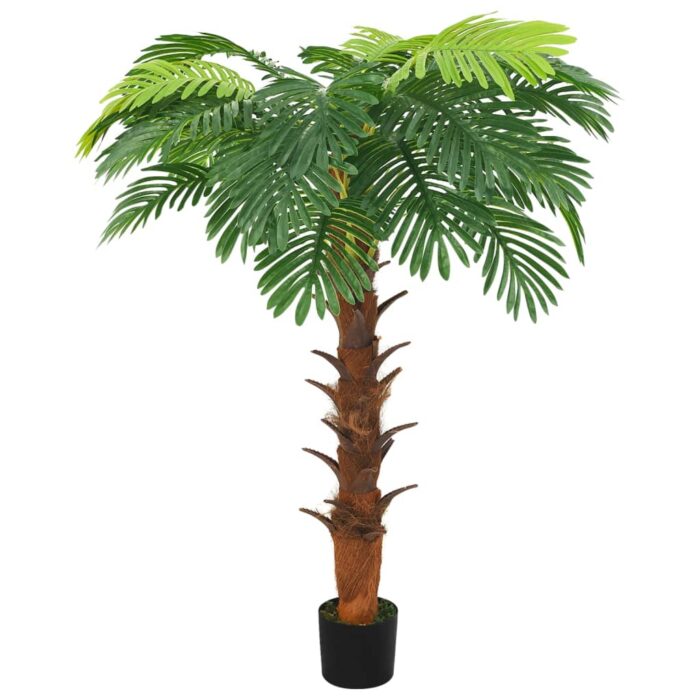 Palmier Cycas artificiel avec pot 160 cm Vert – Image 1