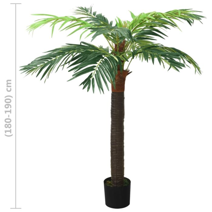 VXL8720286512302_g_en_hd_5.jpg Palmier Phoenix artificiel avec pot 190 cm Vert – Image 5